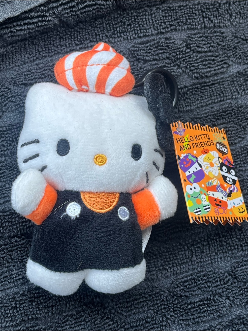Hello Kitty Halloween Plush Keychain Bag Charm Clip 2026 NEW NWT